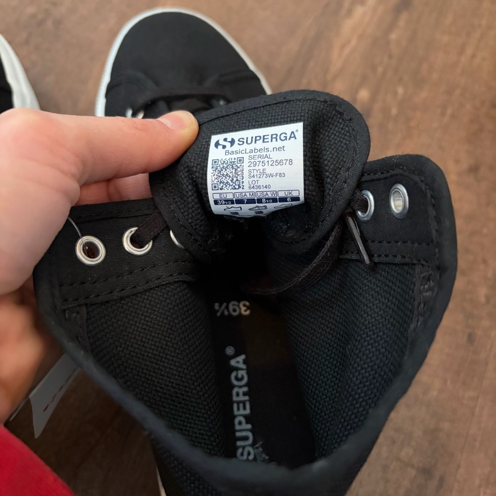 Superga High-Top Platform Sneakers - Picture 8 of 9
